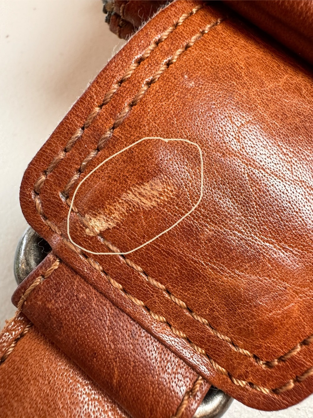 Spikes & Sparrow Brown Leather Belt Bag | Genuine Leather | Adjustable Waist Bag - Picture 5 of 16